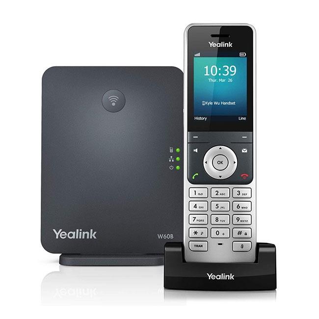 تلفن تحت شبکه بی سیم یالینک مدل دبلیو 60 پی Yealink W60P Wireless IP Phone